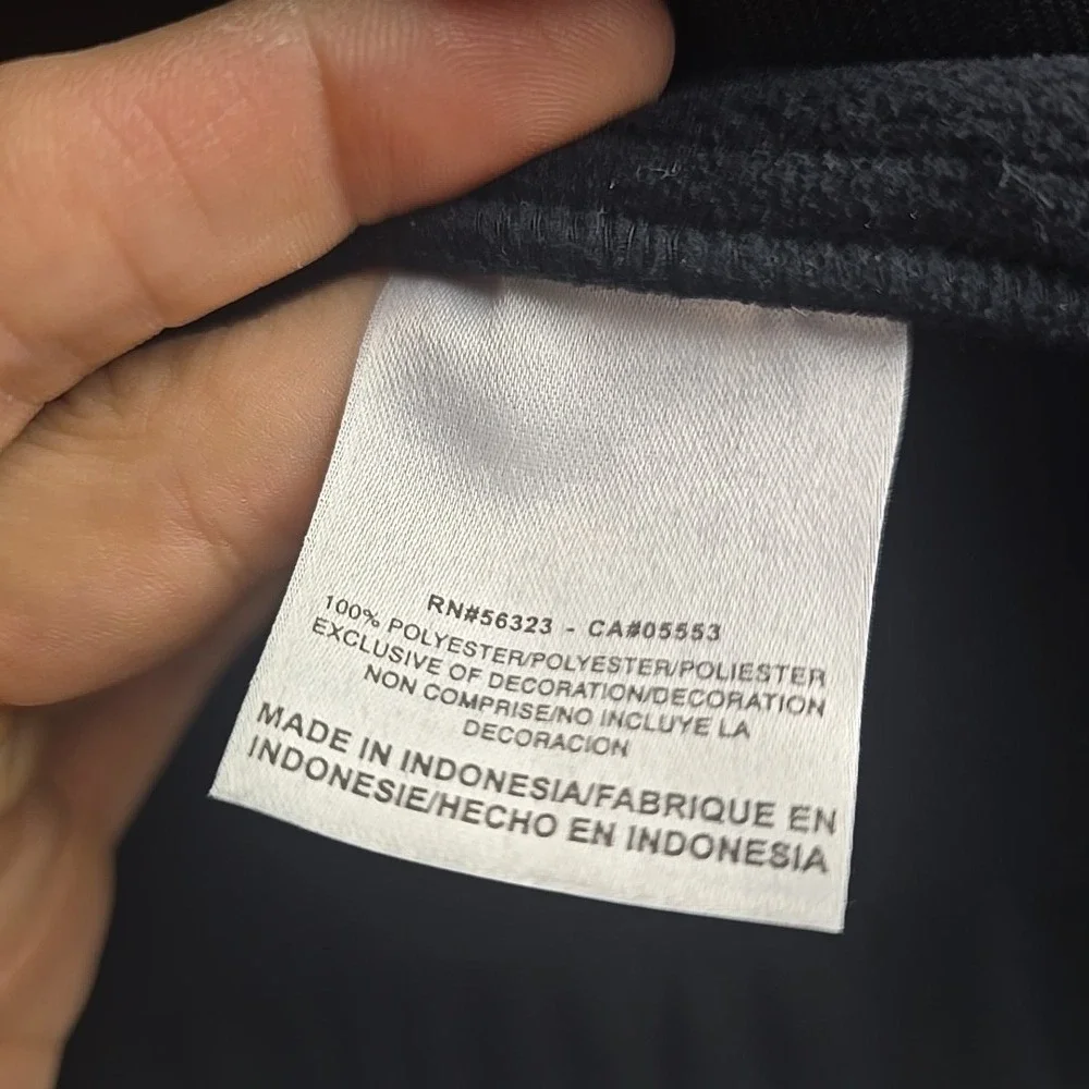 Nike New York Yankees Fleece Jacket Women's‎ Size Medium Black Full Zip Logo - Picture 9 of 12